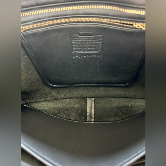 Vintage Coach Briefcase Style 5296 in Black Leather - Picture 7 of 16
